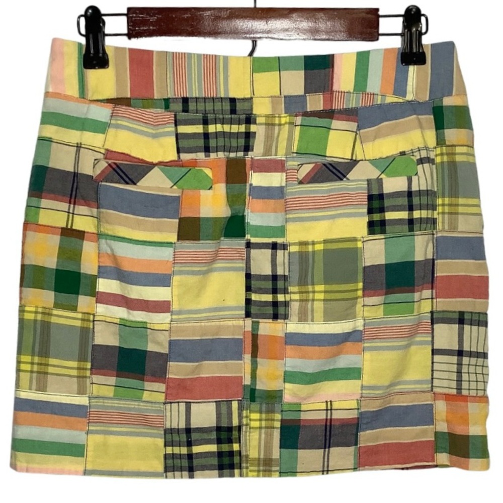 J. Crew Madras Patchwork Plaid Mini - image 2